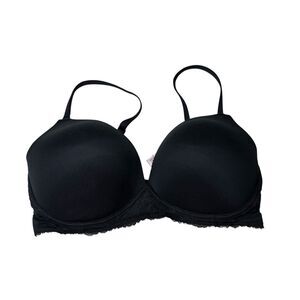 Victoria’s Secret Body By Victoria No Wire Black Bra  Nursing Bra 36DDD (F)